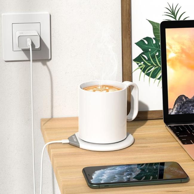 Smart Mug Warmer with Wireless Charger