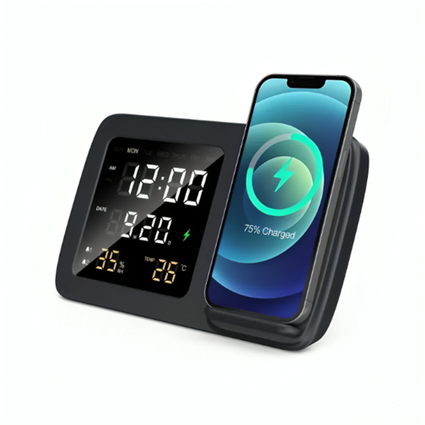 Smart Wireless Charger Digital Clock