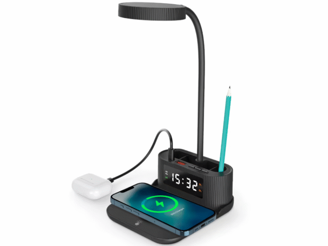 Multifunctional Wireless Charging Desk Lamp