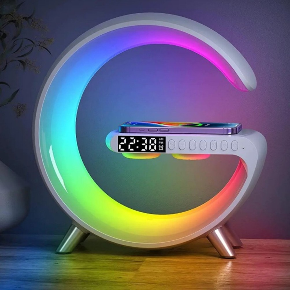Smart Digital Clock with Wireless Charger