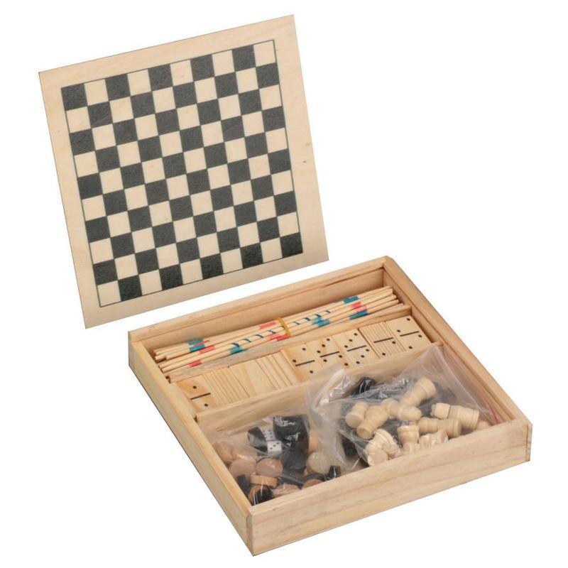 Eco-Friendly 4-in-1 Games Board