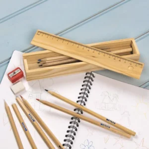 Eco-Friendly Wood Ruler Case