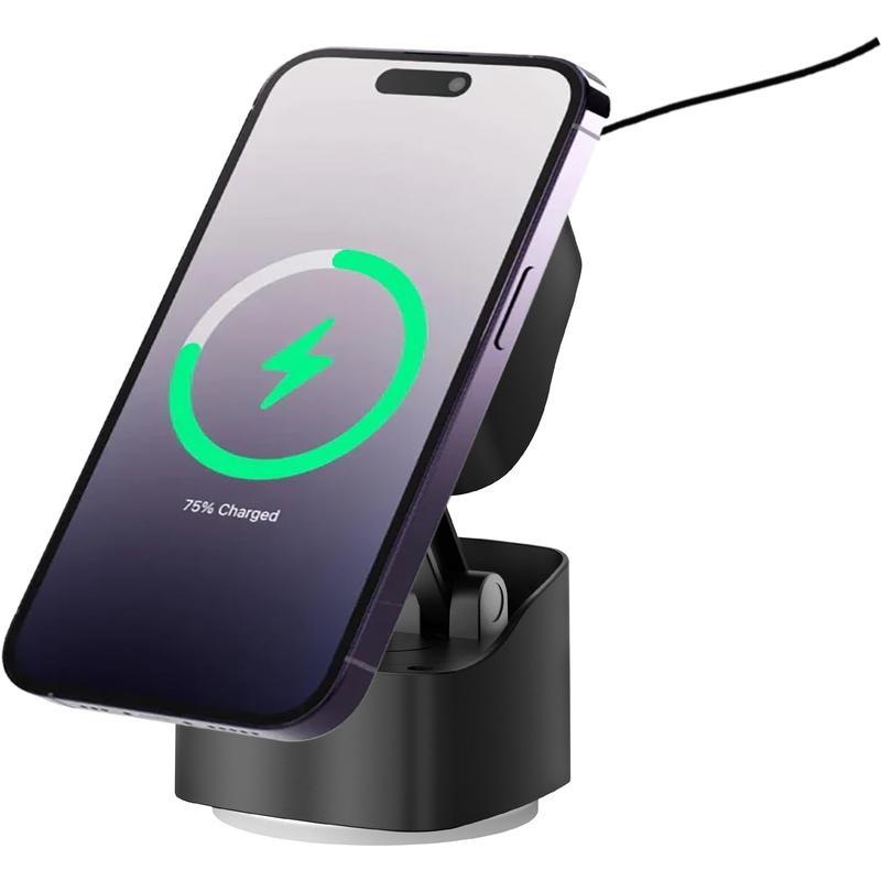 2-in-1 Magnetic Car Phone Holder & Wireless Charger 5