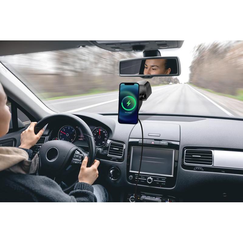 2-in-1 Magnetic Car Phone Holder & Wireless Charger 6