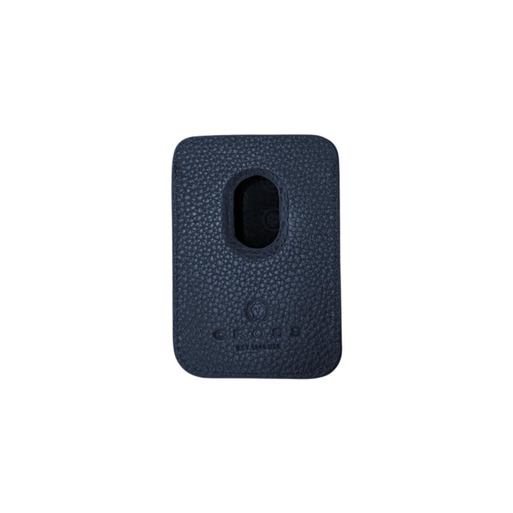 CROSS Leather MagSafe Wallet Navy Blue2