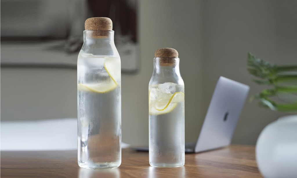Glass Bottle with Cork Lid 3
