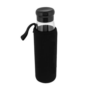 Glass Bottle with Protective Sleeve
