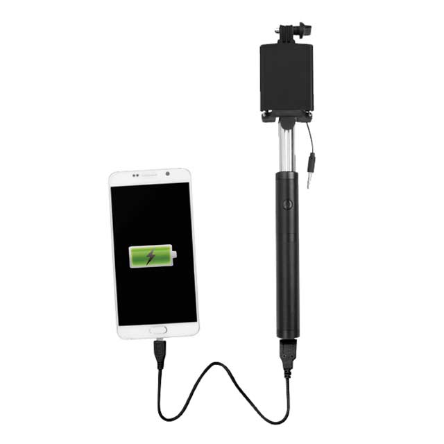 Powerbank with Selfie Stick2