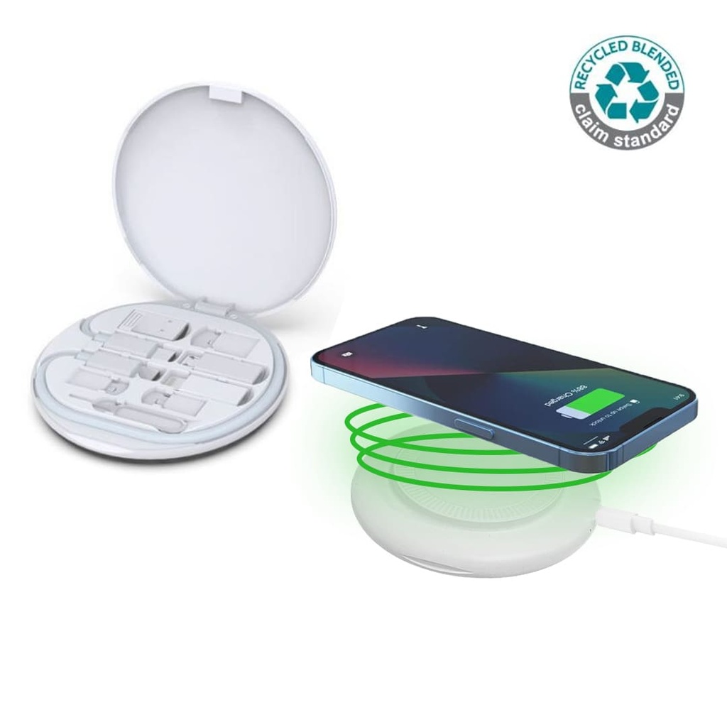 Sustainable Magnetic Wireless Charger Multicable Set1