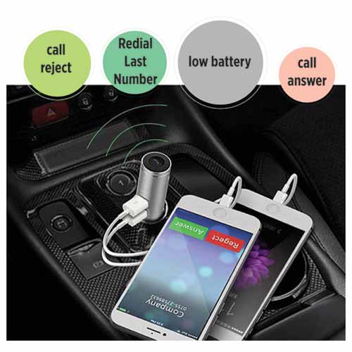 Car Charger With Bluetooth Earbud3