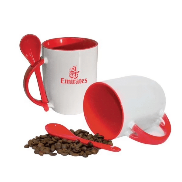 Two Tone Mug With Spoon2