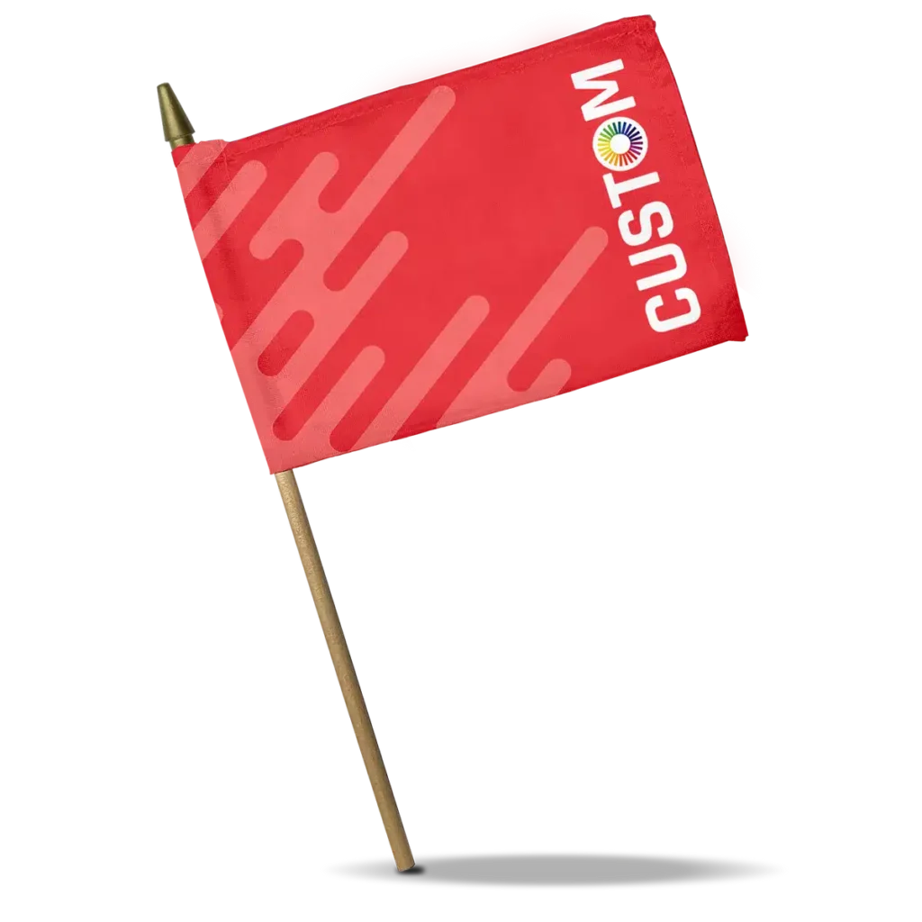 Personalized Table Hand Flag 2
